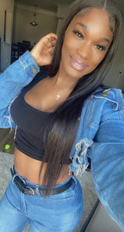 Straight Front Lace Wig