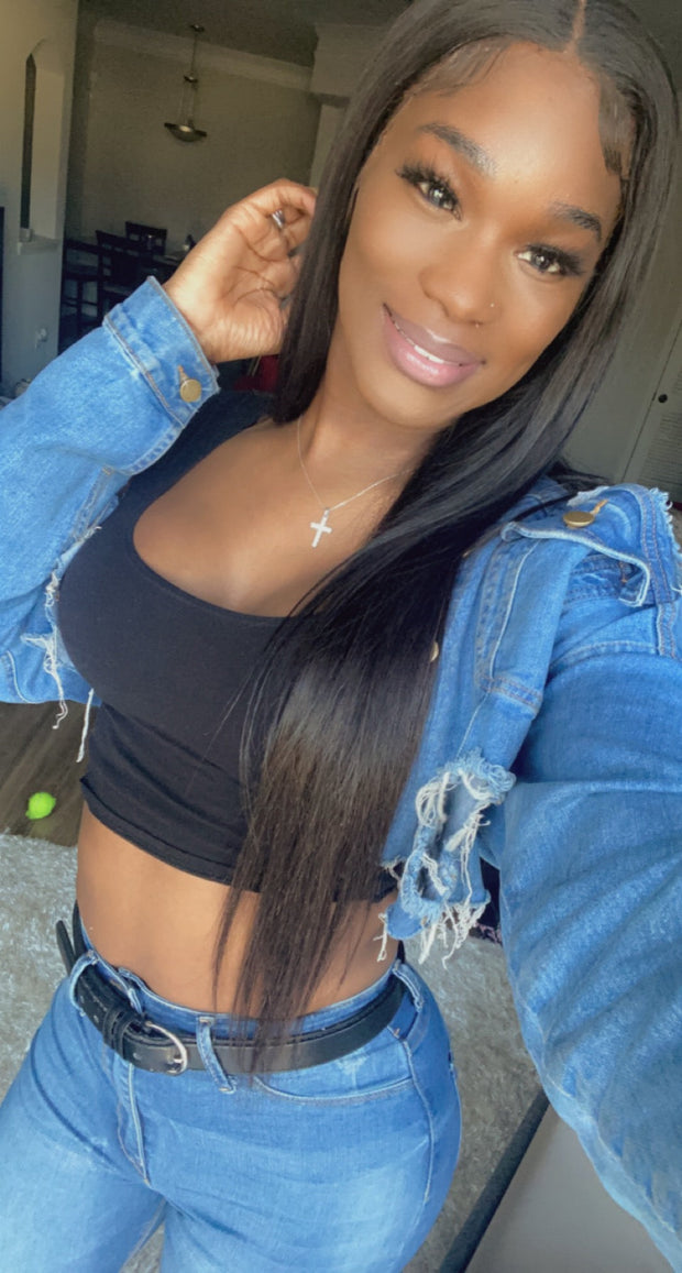 Straight Front Lace Wig